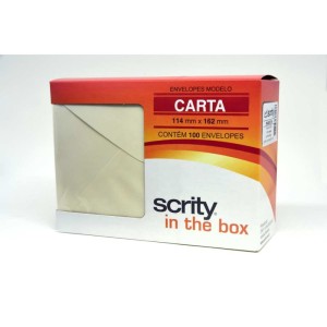 Envelope Carta Colorido 114x162 Creme Marfim 80g-076073-18381