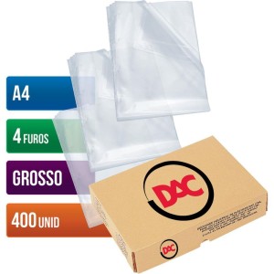 Envelope Plastico A4 4furos Grosso 0,15mm-102983-38295