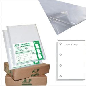 Envelope Plastico Oficio 4furo Extra Grosso 0,20-053294-27808