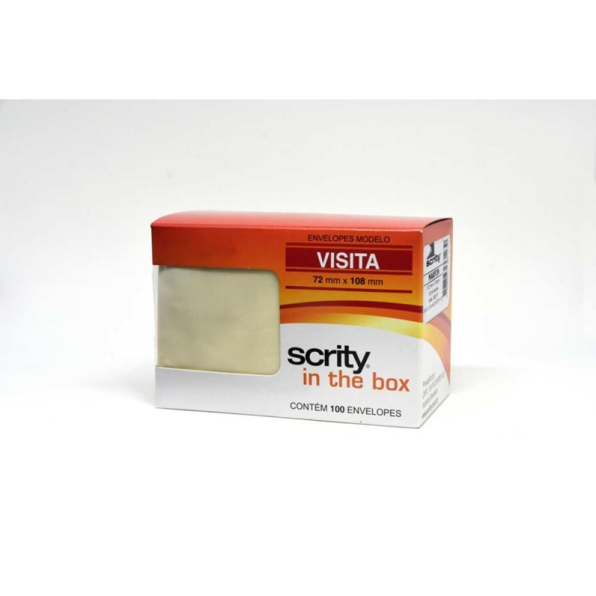 Envelope Visita Colorido 72x108 Creme Marfim 80g-076064-50459