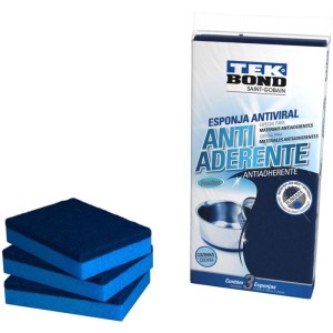 Esponja Para Limpeza Antiaderente Azul Pack C/03-096552-87056