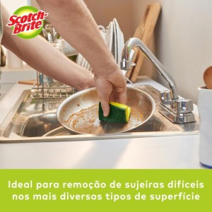 Esponja Para Limpeza Scotch Brite Cozinha-verd/amar-100765-47857