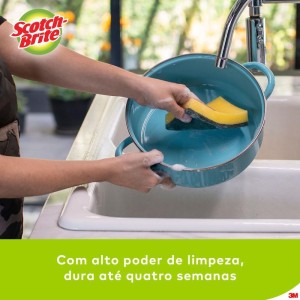 Esponja Para Limpeza Scotch Brite Cozinha-verd/amar-100765-56620