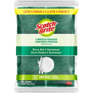 Esponja Para Limpeza Scotch Brite Cozinha-verd/amar-100765-58189