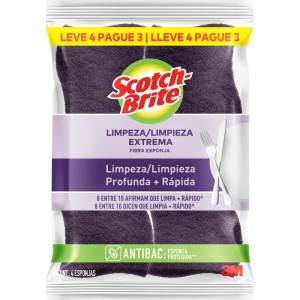 Esponja Para Limpeza Scotch Brite Extrema (roxa)-088551-25300