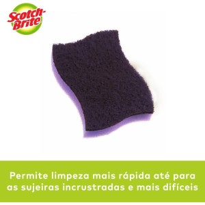 Esponja Para Limpeza Scotch Brite Extrema (roxa)-088551-68947