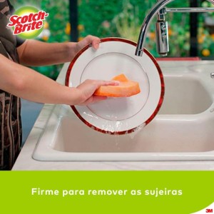 Esponja Para Limpeza Scotch Brite Nao Risca-laranja-100764-37771