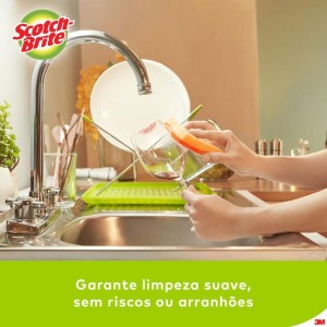 Esponja Para Limpeza Scotch Brite Nao Risca-laranja-100764-44110