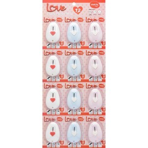 Estilete Estreito Love Heart Mini 3cores C/12-092061-45330