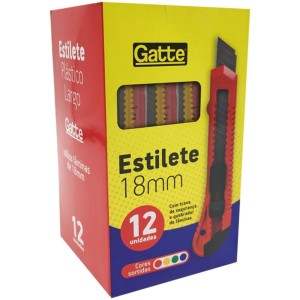 Estilete Largo Plastico Cores (s)-102821-52554