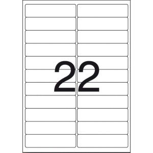 Etiqueta A4 A4354 100 Fls 25,4 X 99,0 Mm-006229-54583