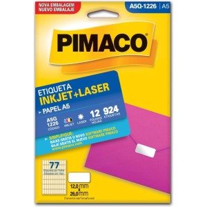 Etiqueta A5 A5q-1226 12 Fls 12,0 X 26,0 Mm