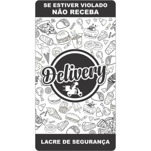 Etiqueta Adesiva Delivery Lacre Seguranc75x40mm