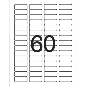 Etiqueta Carta 6089 10 Fls 16,93 X 44,45 Mm-006339-78663