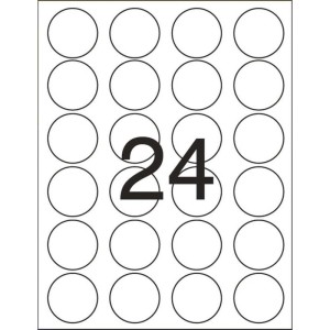 Etiqueta Carta 6093 Redonda 10 Fls 42 Mm-006343-21072