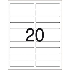 Etiqueta Carta 6181 100 Fls 25,4 X 101,6 Mm-006196-95775