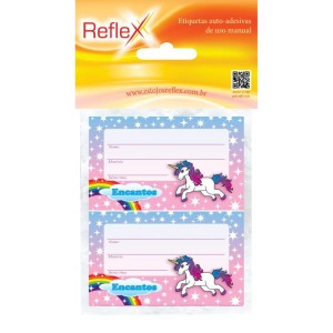 Etiqueta Escolar Decorada Feminina 50x80cm.