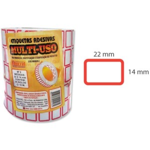 Etiqueta Para Preco 22x14mm C/3570 Etiquetas