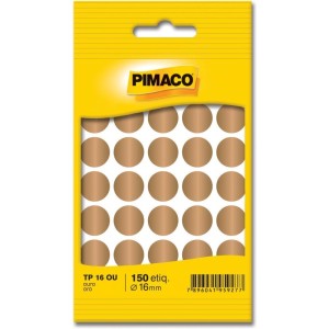 Etiqueta Redonda Tp-16 Ouro Redonda 16 Mm-048535-75975