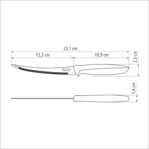 Faca Plenus P/tomate Inox 5 Cabo Pt-109090-85874