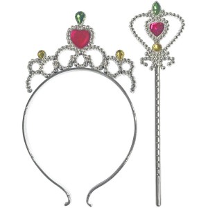 Tiara Coroa E Varinha Love