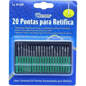 Ferramenta Diversa Pontas Para Retifica 20pcs-090735-24956