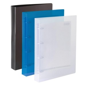 Fichario De Pvc Azul 2 Argolas 26,5 X 34,5 Cm-051562-98274