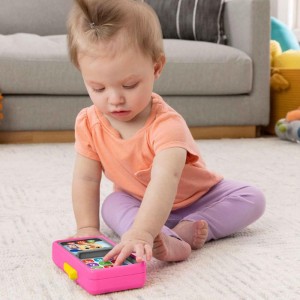 Fisher-price Aprender Brincar Smartphone 2 Em 1 Deluxe Rosa-103452-80148