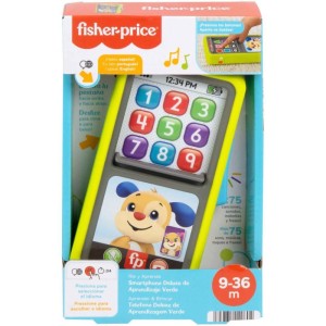 Fisher-price Aprender Brincar Smartphone 2 Em 1 Deluxe Verde-103428-68903