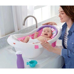 Fisher-price Baby Gear Banheira Deluxe 4 Em 1 Rosa-103802-25899