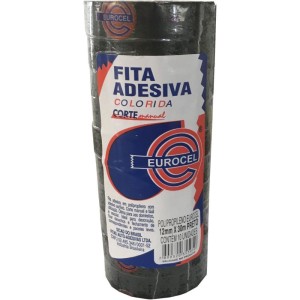 Fita Adesiva Pp 2000 12mmx30m Preta-075363-12707