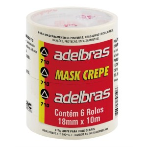 Fita Crepe 710 Mask Crepe 18mmx10m-002217-47585