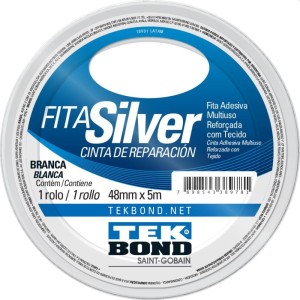 Fita De Alta Resistencia Silver Branca 48mmx5m-095151-22991