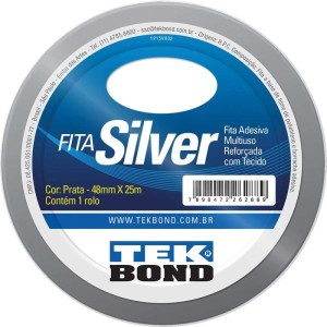 Fita De Alta Resistencia Silver Prata 48mmx25m-064491-30315