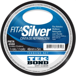 Fita De Alta Resistencia Silver Preta 48mmx5m-095150-17771