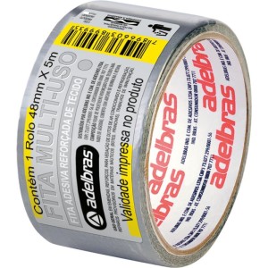 Fita De Alta Resistencia Silver Tape Cinza 48mmx5m.-001778-40250