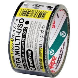 Fita De Alta Resistencia Silver Tape Preta 48mmx5m.-026885-50178