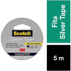 Fita De Alta Resistencia Silver Tape Scotch3939 45mmx5m-017493-17972