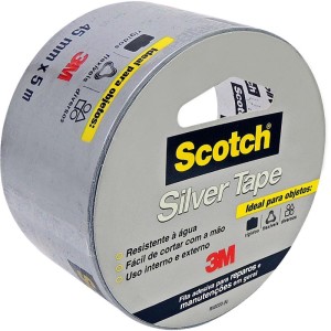 Fita De Alta Resistencia Silver Tape Scotch3939 45mmx5m-017493-24179