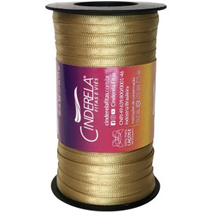 Fita De Cetim 04mm 100m. Dourado-102082-78678