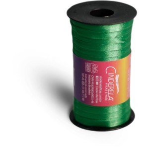 Fita De Cetim 07mm 100m. Verde Bandeira-096974-62832