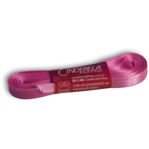 Fita De Cetim 07mm 10m. Rosa Chiclete-096987-38765