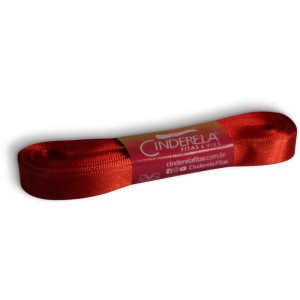 Fita De Cetim 10mm 10m. Vermelho Paixao-097001-44476