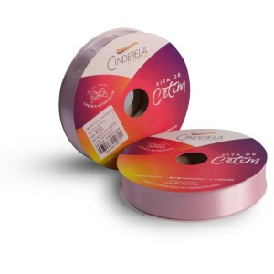 Fita De Cetim 22mm 50m. Rosa-097030-18409