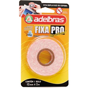 Fita Dupla Face Fixa Pro Espuma 12mmx2m-044032-56352