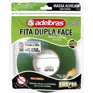 Fita Dupla Face Fixa Pro Massa Acrilic 19mmx20-087211-41263