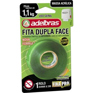 Fita Dupla Face Fixa Pro Massa Acrilic 24mmx2m-087210-97174