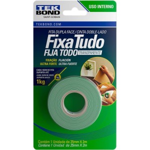 Fita Dupla Face Fixa Tudo Acrilico 25mmx2m-069966-45667