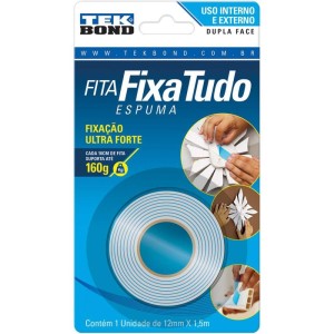 Fita Dupla Face Fixa Tudo Espuma 12mmx1,5m-070852-20318