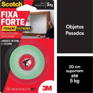 Fita Fixa Forte Espuma Extrema Ate 5kg 24mmx2m-062762-29852